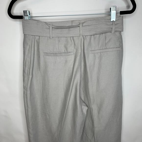 Wilfred Light Gray Tie Waist Pants Trousers Sz 4 - Picture 5 of 6